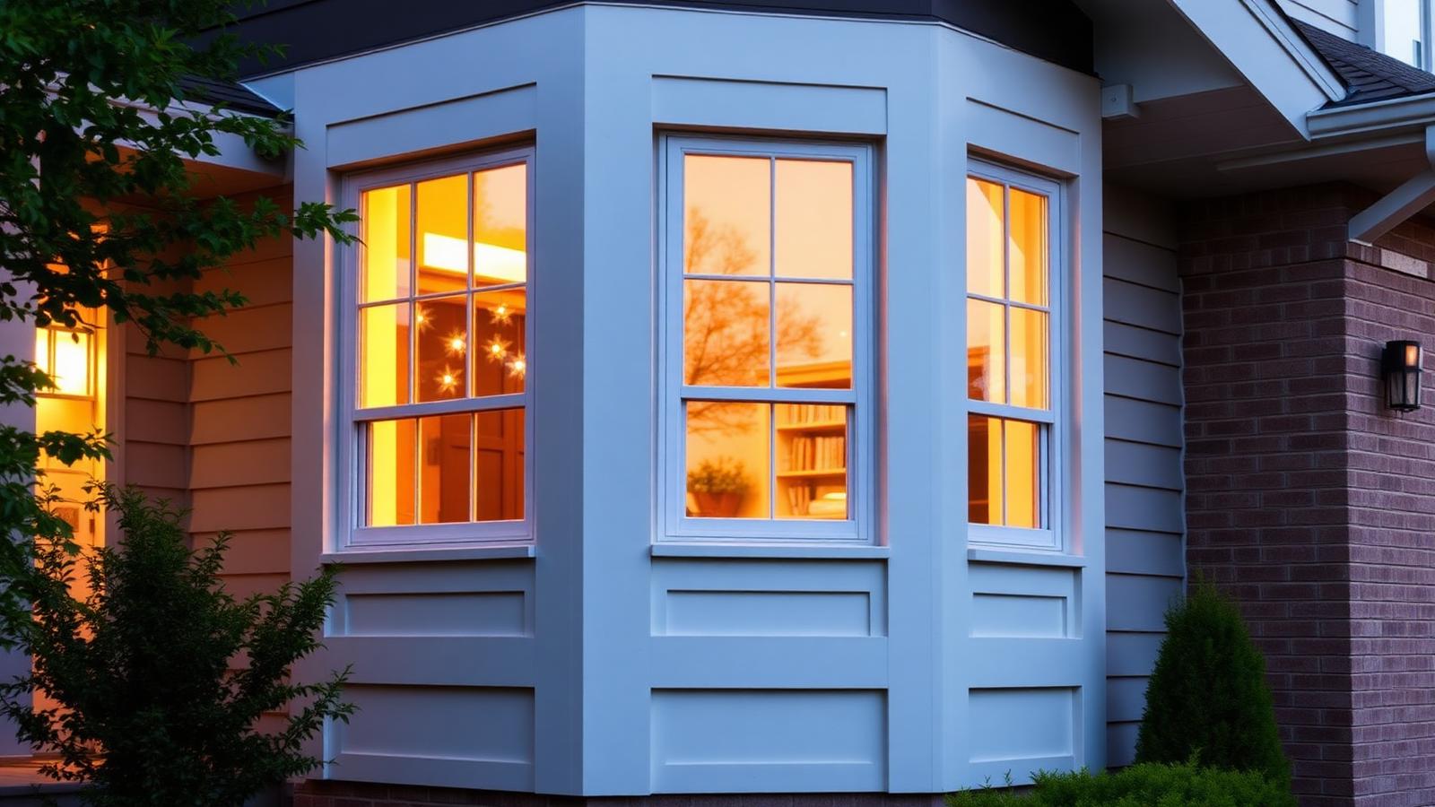 Beautiful finished replacement windows